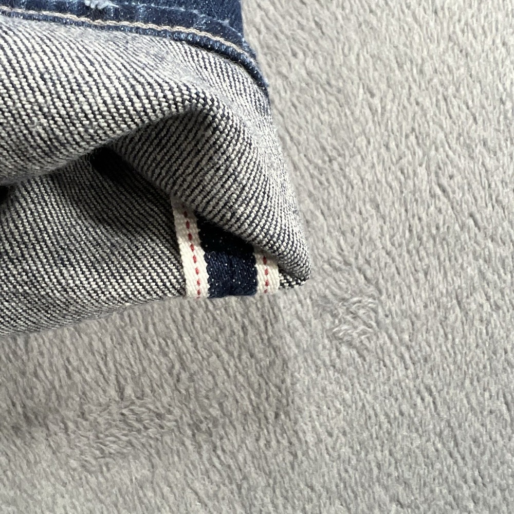 S.M.N Jeans Mens 30x32 Blue Hunter Standard Slim Selvedge USA Made SMN Denim - Picture 10 of 12